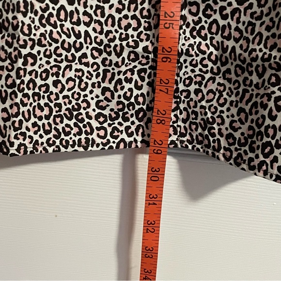 Foxcroft Pink, Brown & White Animal Print Shirt - 16 - Picture 10 of 10